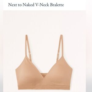 Abercrombie Next to Naked v-neck bralette
